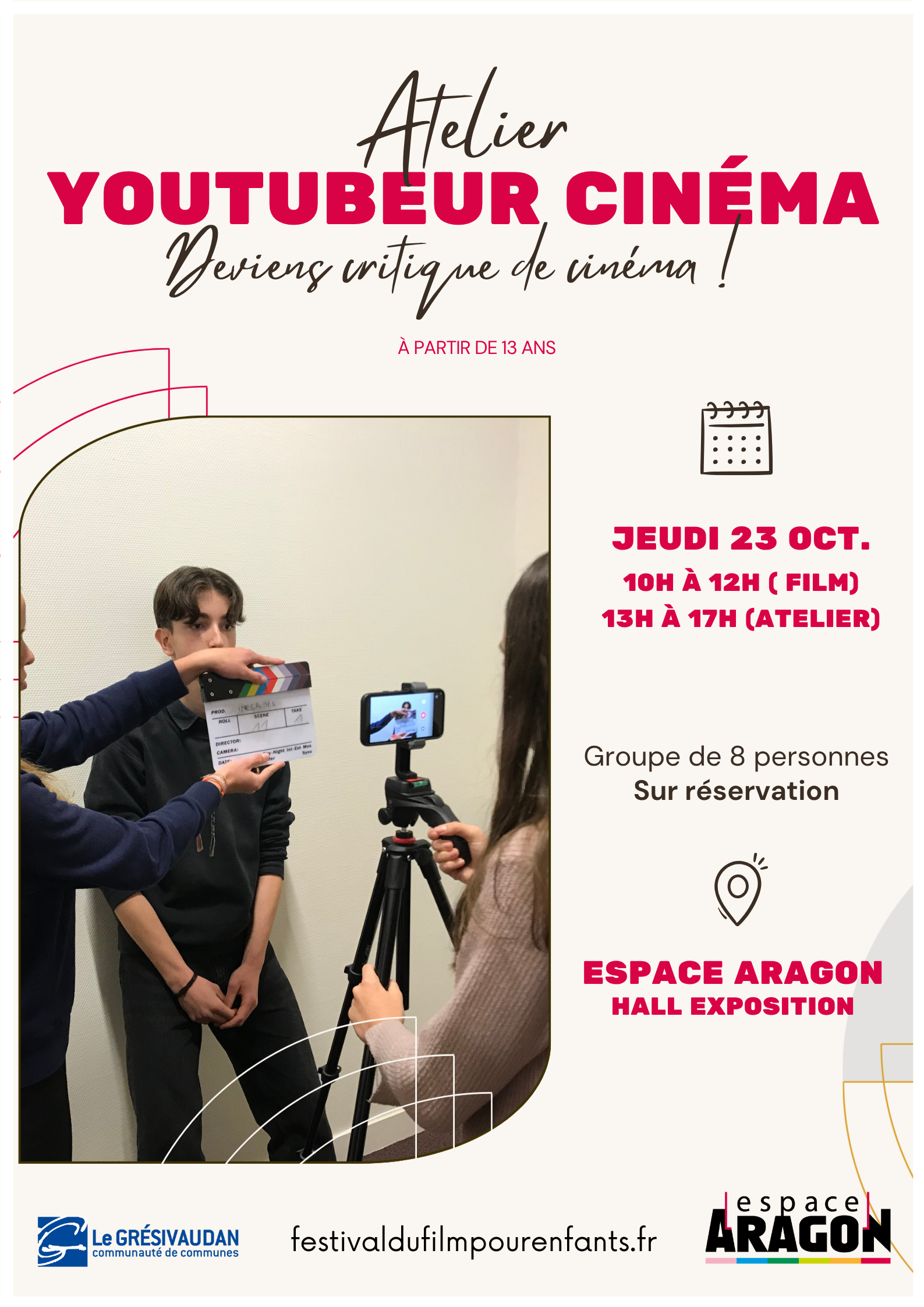 ATELIER YOUTUBEUR CINÉMA